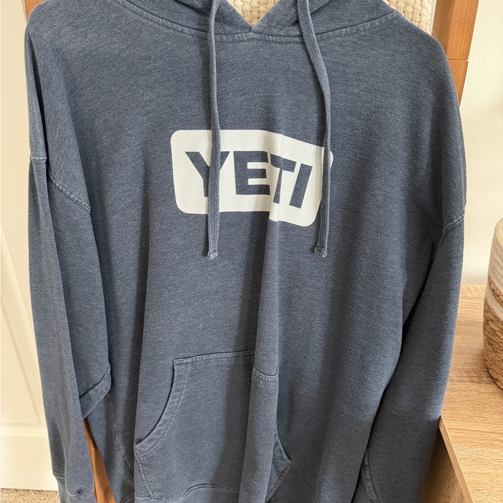 YETI Men's Charcoal Hoodie